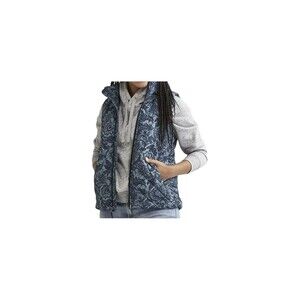 VERA BRADLEY Java Olive Paisley Floral Quilted Puffer Vest Women's Size XS New!